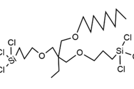 3,3-Bis(trichlorosilylpropoxymethyl)-5-oxa-tridecane IOTA 862911  