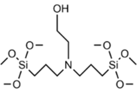 N-(Hydroxyethyl)-N,N-bis(trimethoxysilylpropyl)amine      IOTA 264128